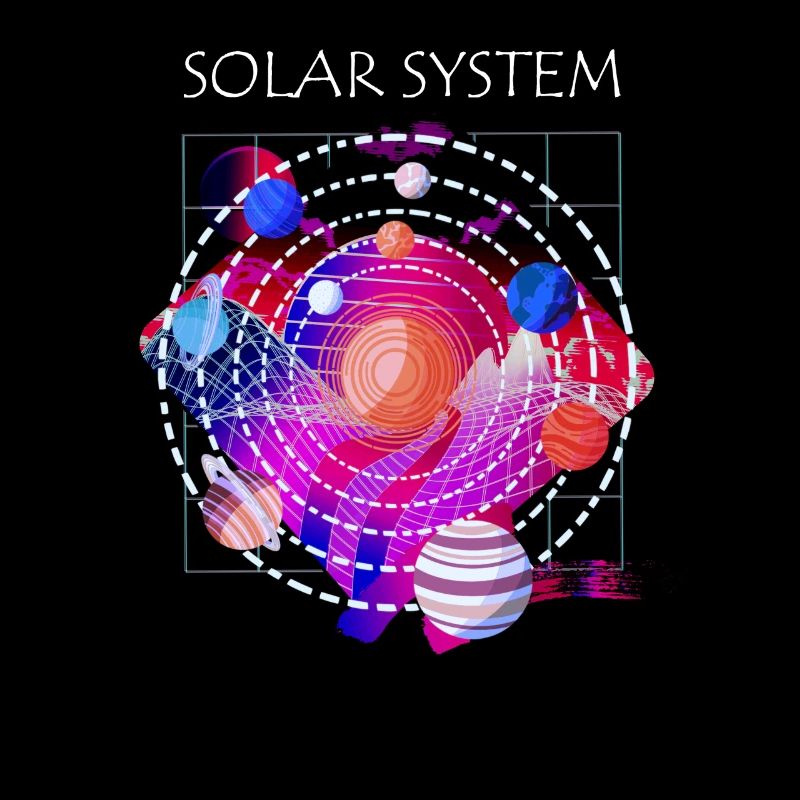 Solar system planets galaxy