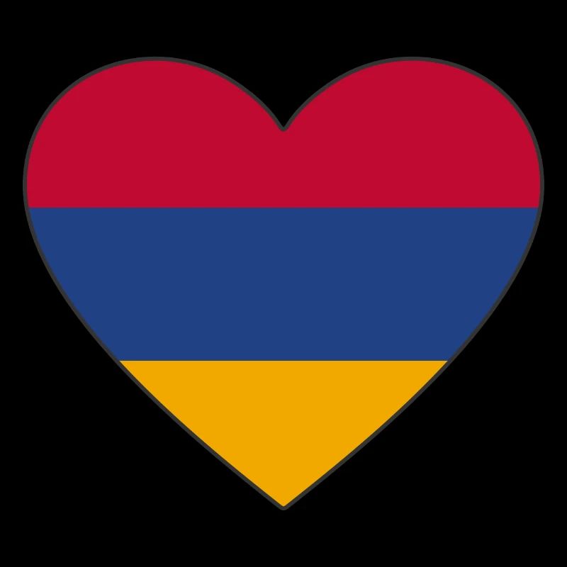 Drapeau de l’Arménie Coeur