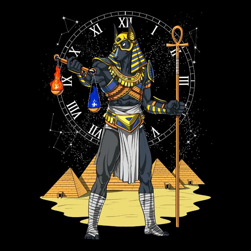 Anubis Egyptian God Wolf Ancient Mythology
