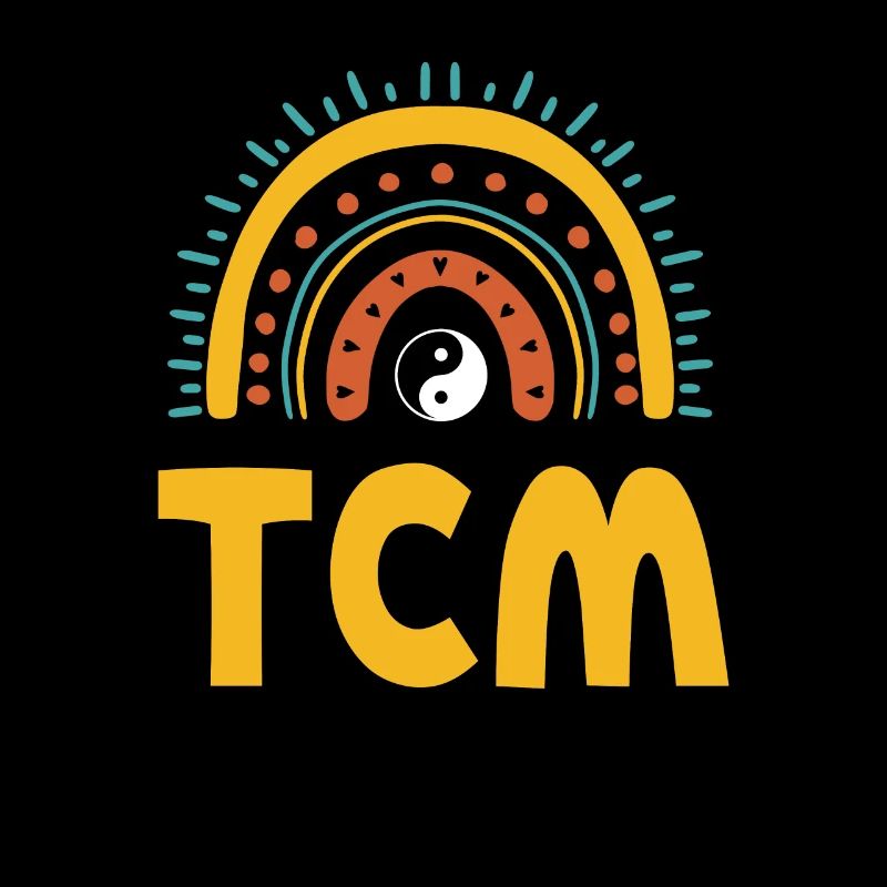 Mignon Tcm Boho Arc-en-ciel avec Yin Yang