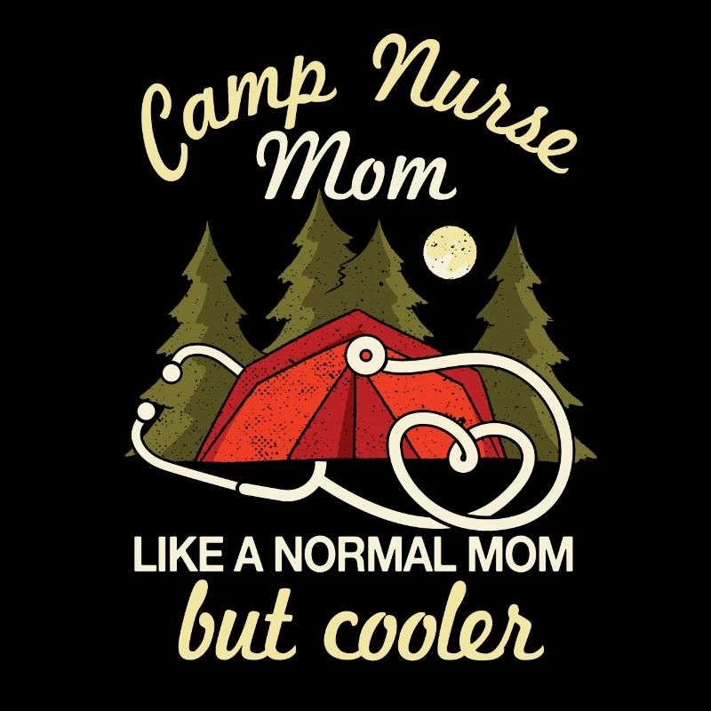 Camp Krankenschwester Mama Camping Muttertag