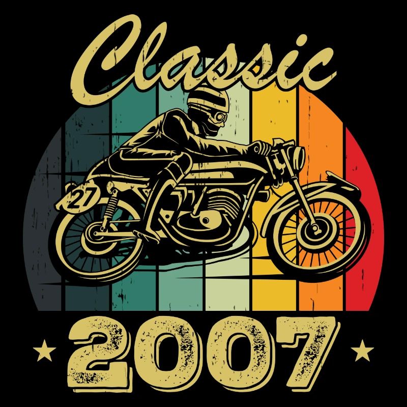 Klassisches Vintage-Geburtstagsgeschenk aus dem Jahr 2007