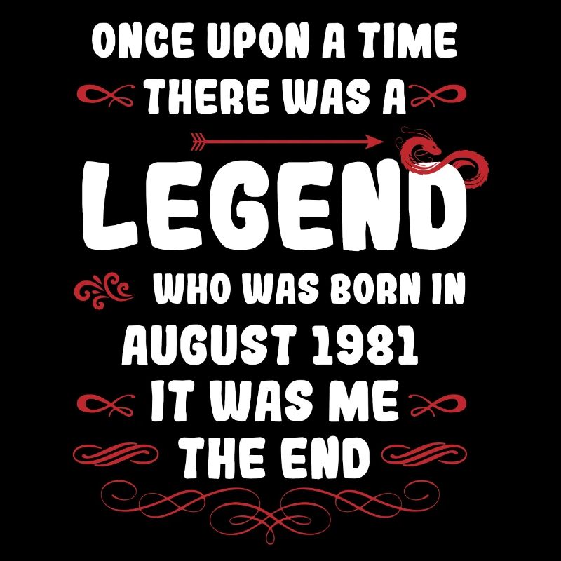 Es war einmal eine Legende. August 1981 Geburtstag