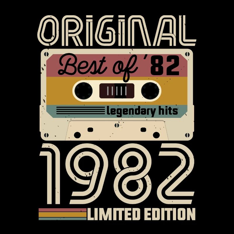 Vintage Geburtstag Original Geschenkidee 1982