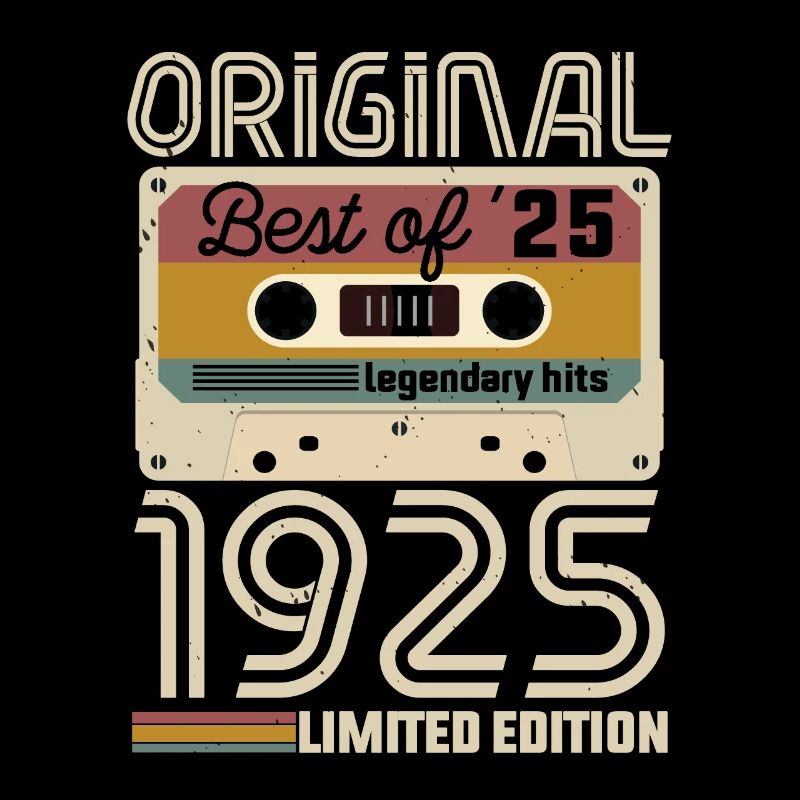 Vintage Geburtstag Original Geschenkidee 1925