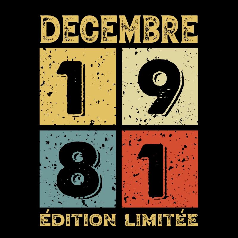 Vintage Geburtstagsgeschenkidee Dezember 1981