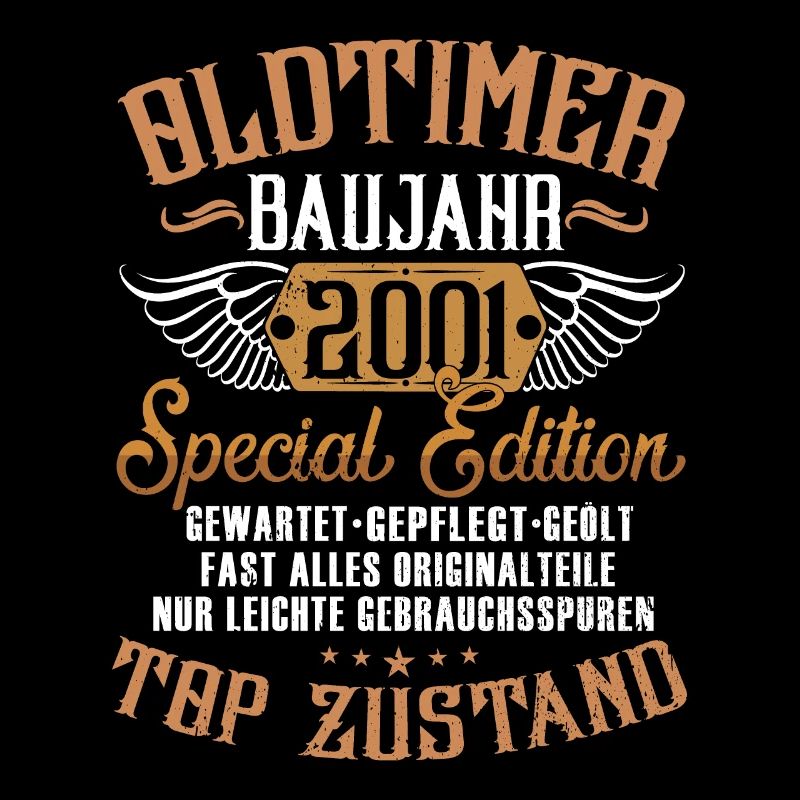 20. Geburtstag Mann Oldtimer Jahrgang 2001