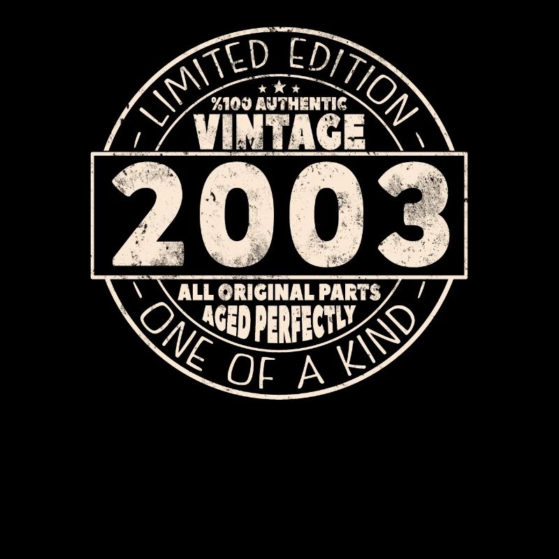 Original Vintage 2003 Anniversaire