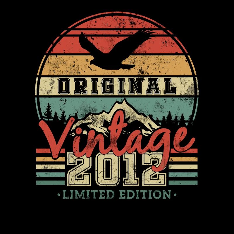 Original 2012 Birthday Vintage