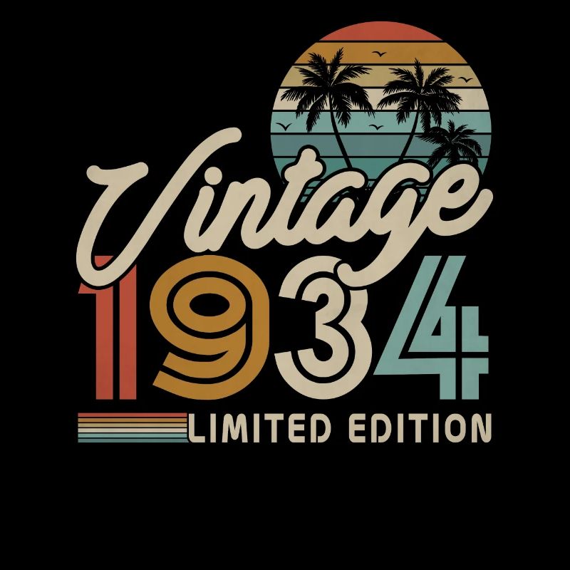 Millésime 1934 Cadeau d’anniversaire 89/90 ans