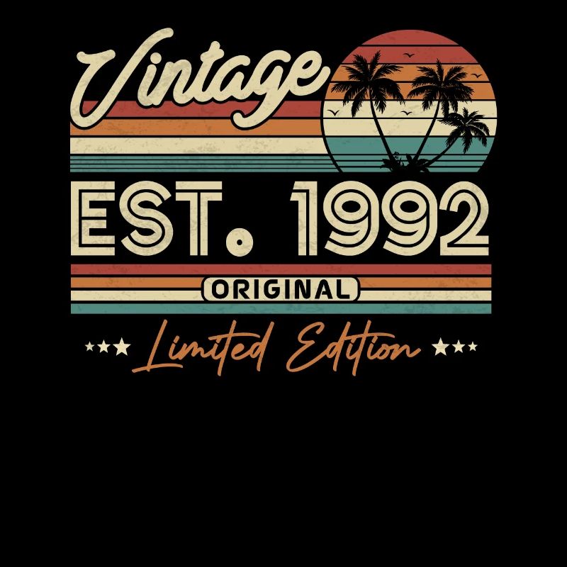 Nostalgia Vintage 1992 Style Rétro