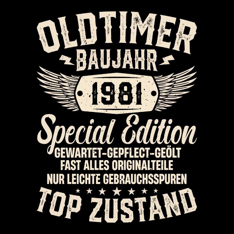 Oldtimer Geschenk 1981 Geburtstag
