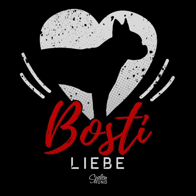 Boston Terrier mit Herz