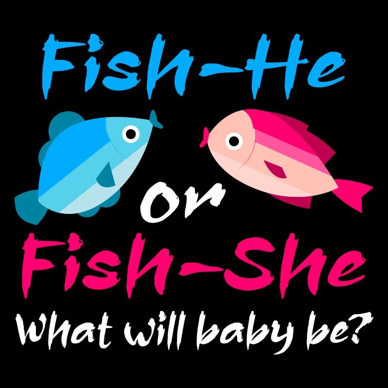 Fish-He oder Fish-She Geschlecht verraten Angeln Geschlecht