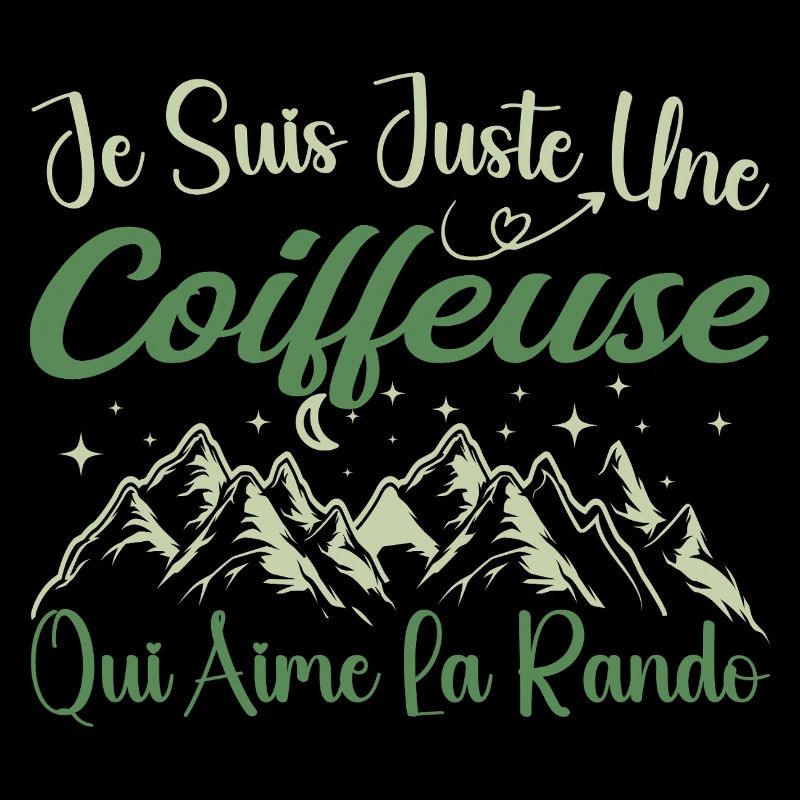 Coiffeuse aventurier passionnée de Randonnée cadea