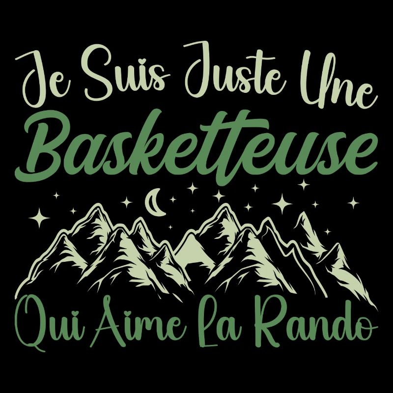 Basketteuse aventurier passionnée de Randonnée