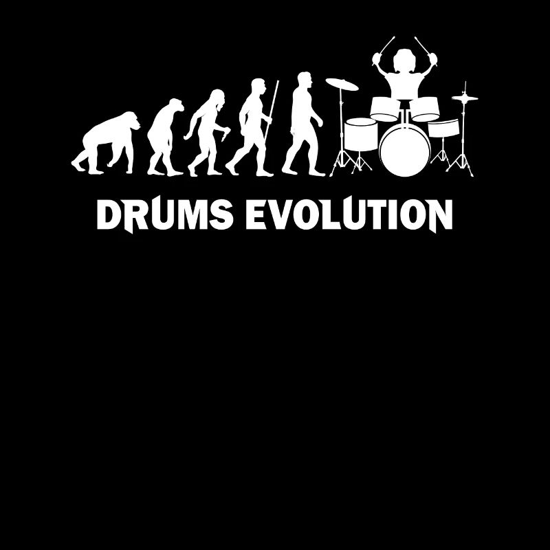 evolution etnwicklung am schlagzeug drummer
