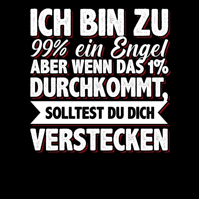 Ich Bin Fast Ein Engel verstecken lustig Spruch