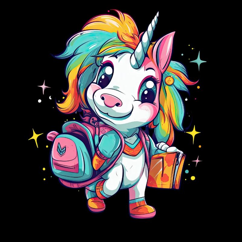 Einhorn Schulkind Einschulung Mädchen Geschenk