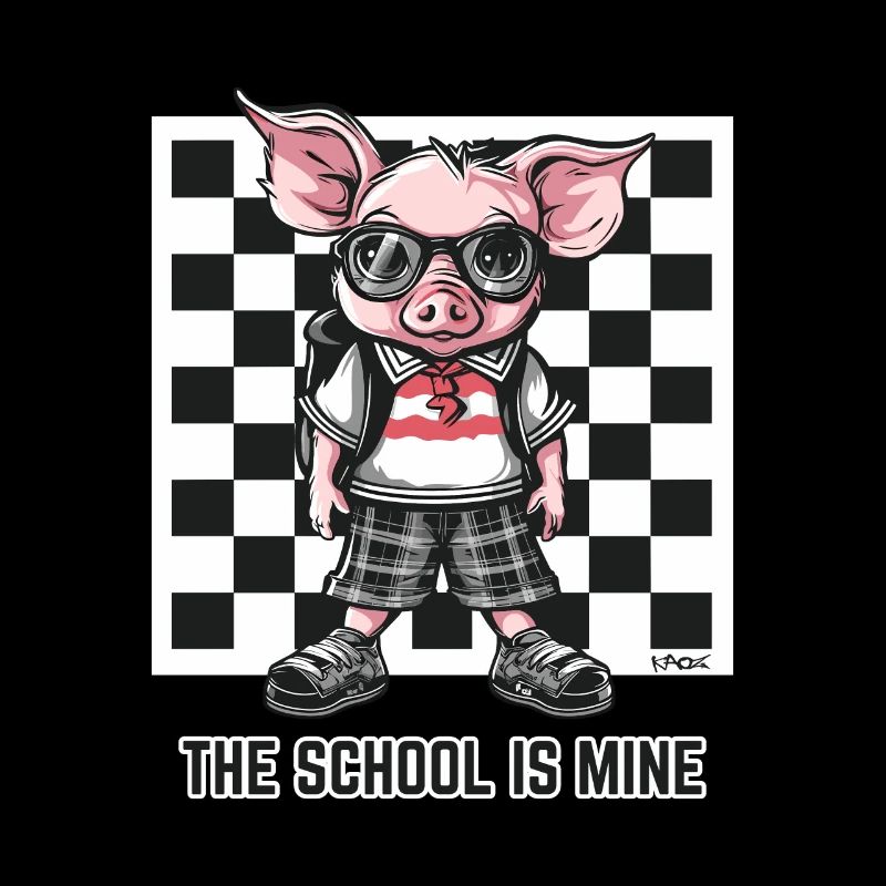 L’école est à moi : cochon drôle et ringard