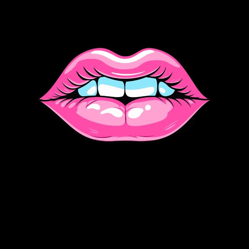Une bouche aux lèvres roses comme un baiser
