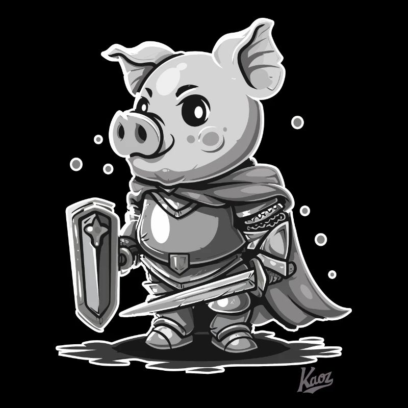 Ruhm eines Ritter Schwein