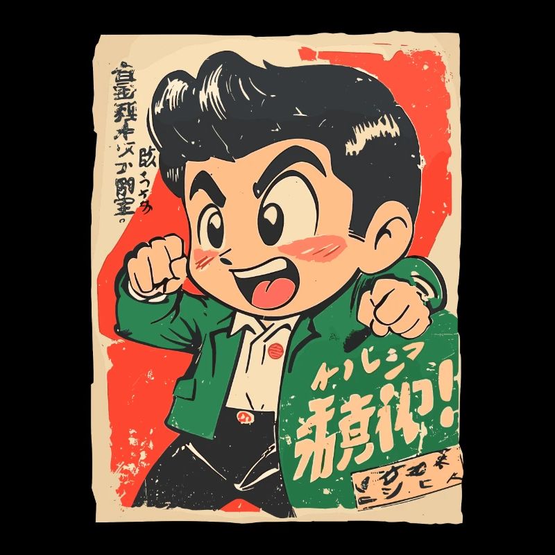 Asiatischer Junge, ein kleiner frecher Schelm