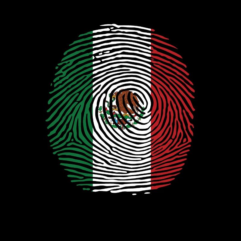 empreinte digitale du drapeau mexicain