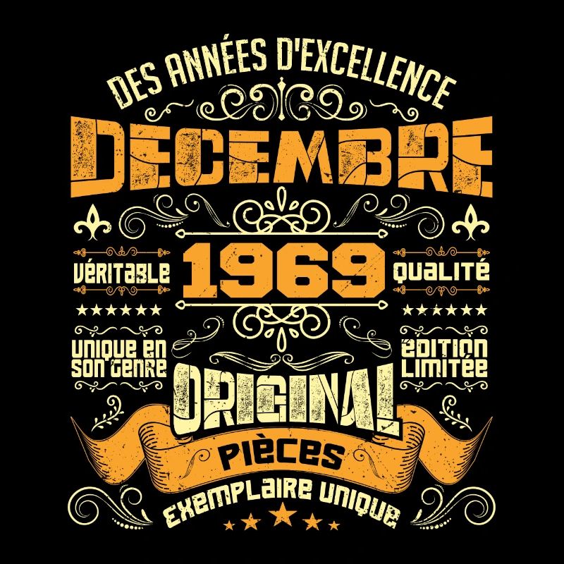 MILLÉSIME DÉCEMBRE 1969 ORIGINAL PIÈCES