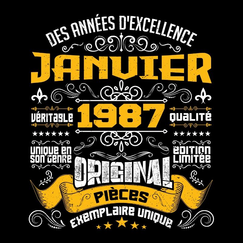 JANVIER 1987 | ORIGINAL PIÈCES