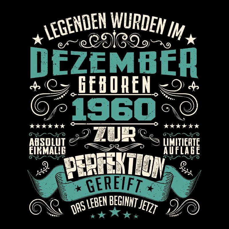 Legenden werden geboren im Dezember 1960