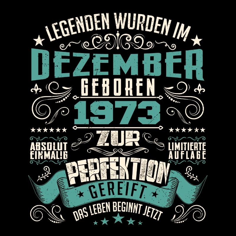 Legenden werden geboren im Dezember 1973