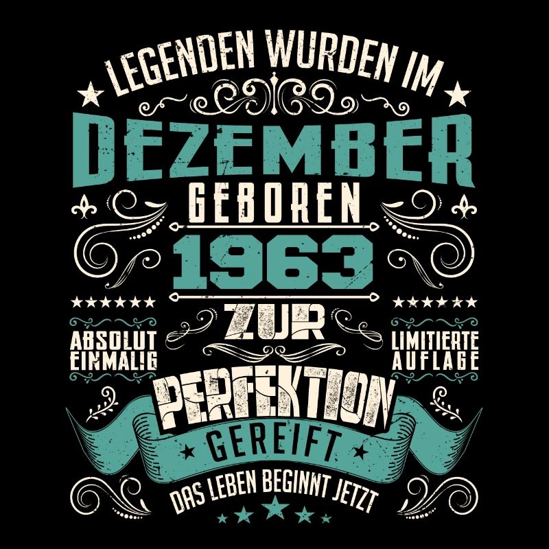 Legenden werden geboren im Dezember 1963