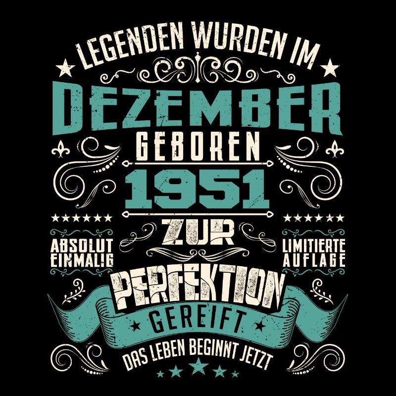 Legenden werden geboren im Dezember 1951