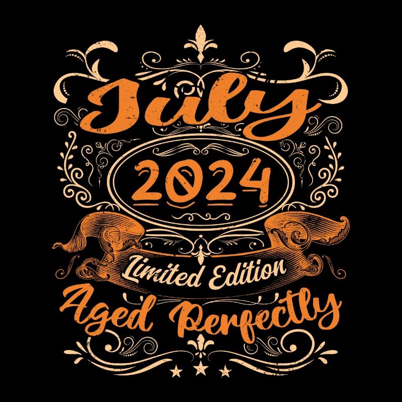 Juli 2024 Jubiläums Vintage Geschenkidee 2024
