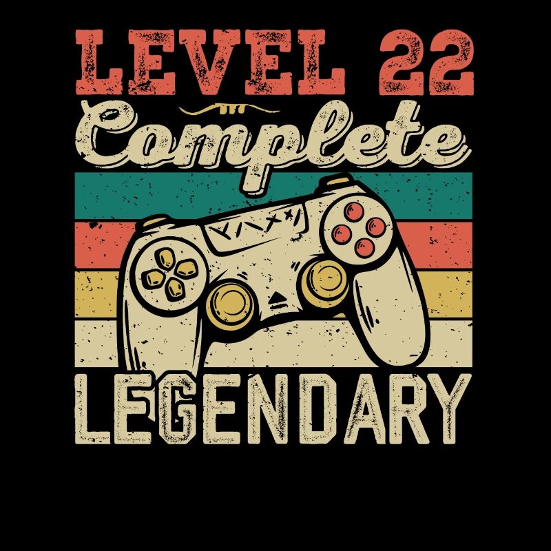 Niveau 22 Complete, Cadeau D'anniversaire 22 Ans
