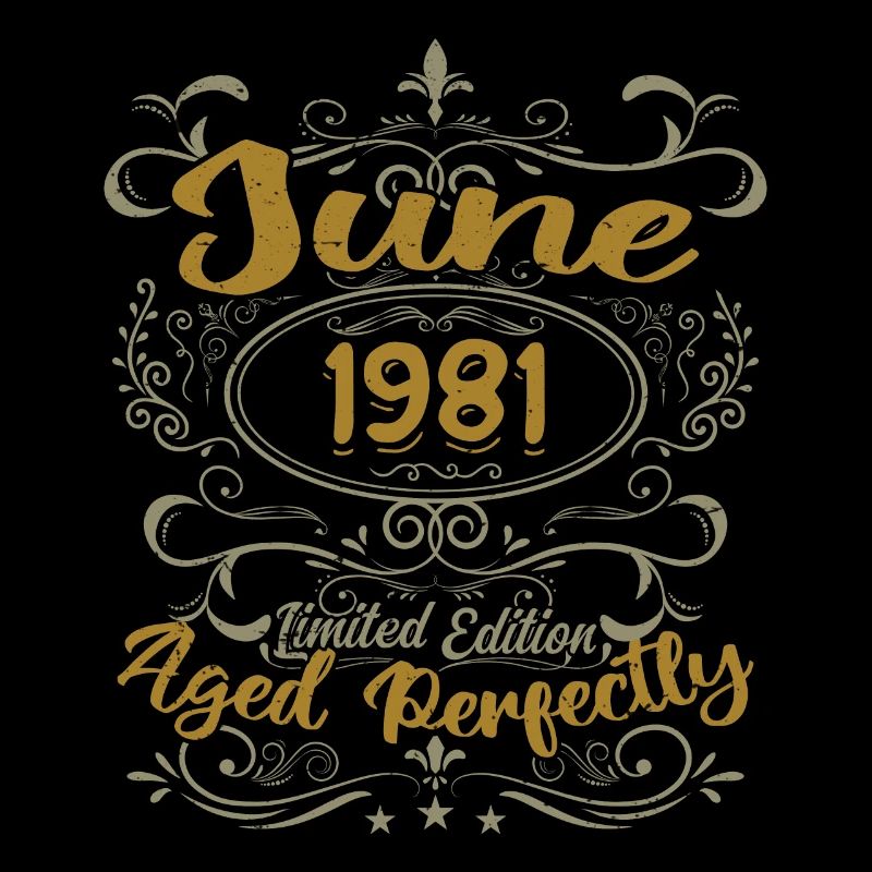 1981 June 1981 Birthday Gift June 1981 June