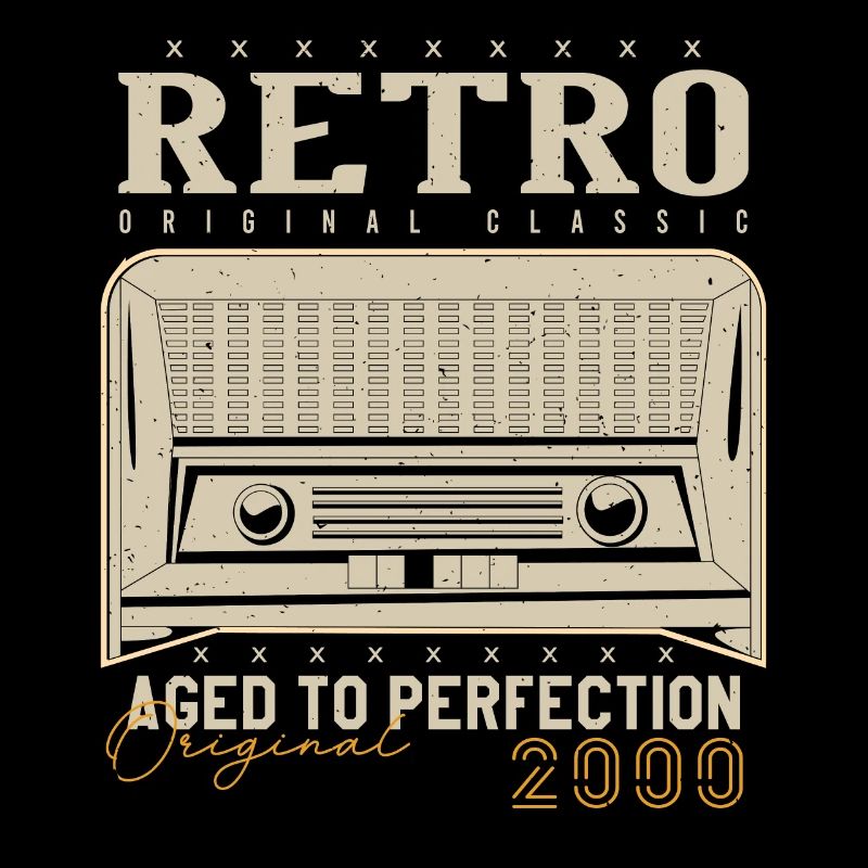 Retro 2000 Geburtstagsgeschenk 2000 Jahrgang 2000