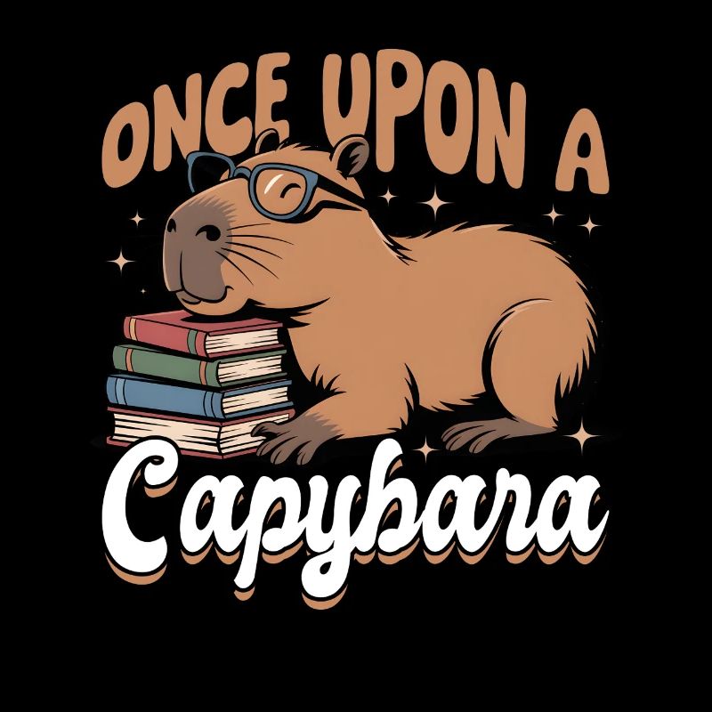 Capybara Reading Books