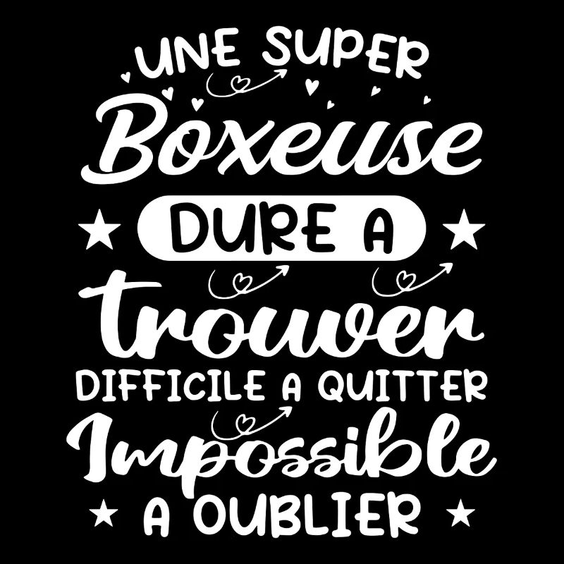Une Super Boxeuse - Cadeau boxeuse