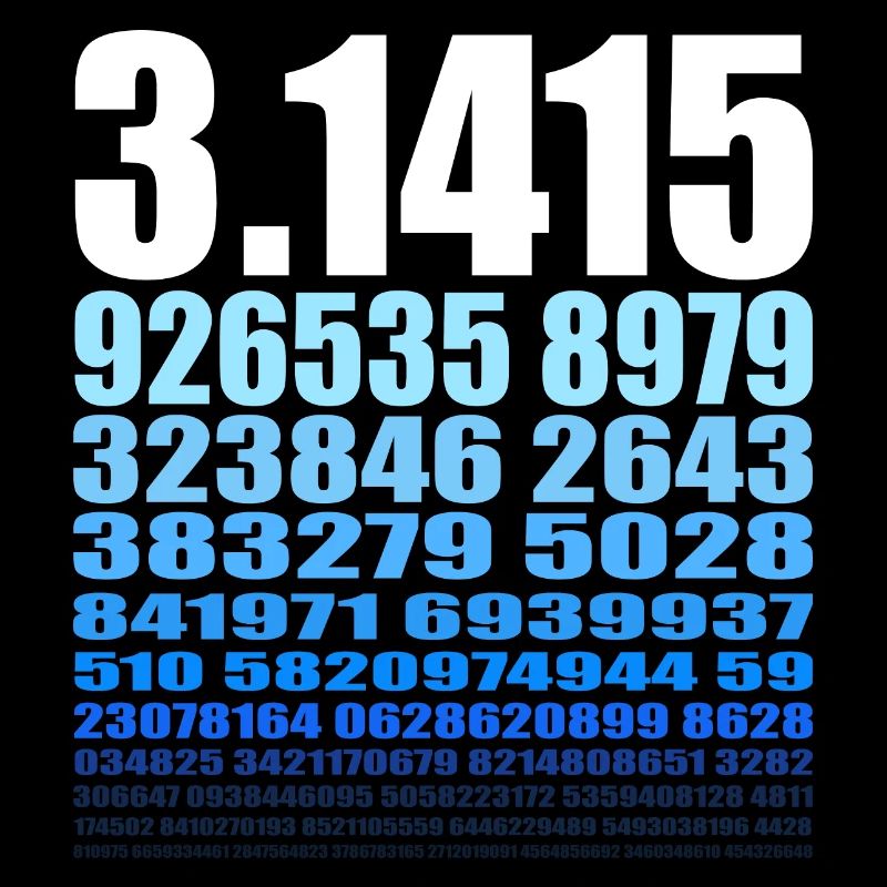 Mathematician pi number math nerd gift