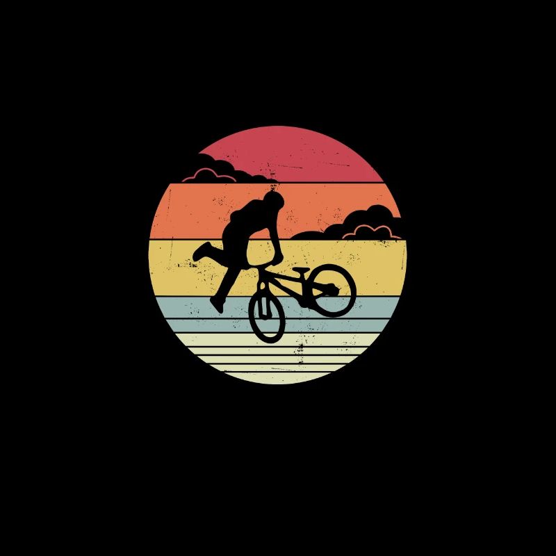 Cadeau de conception de vélo rétro vintage Dirt Jump