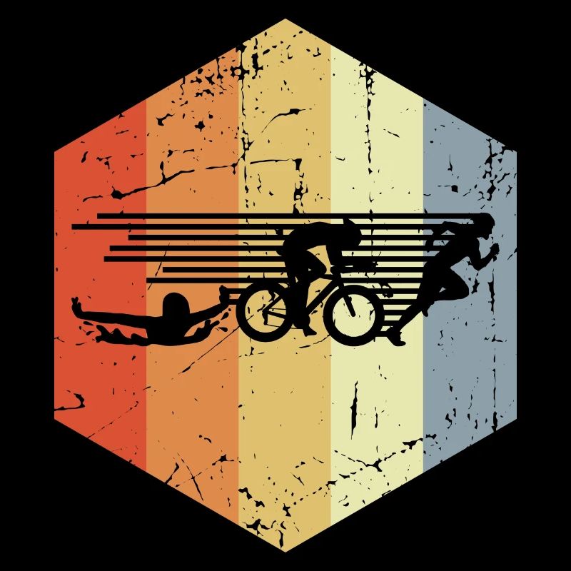 Retro Vintage Triathlon