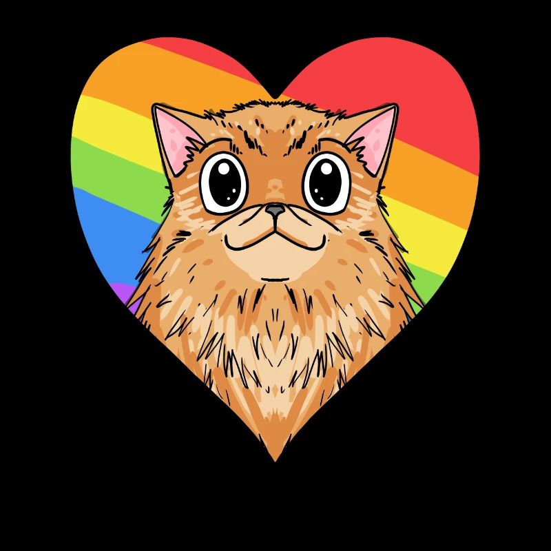 CHAT LGBT Chat Persan Arc-en-ciel