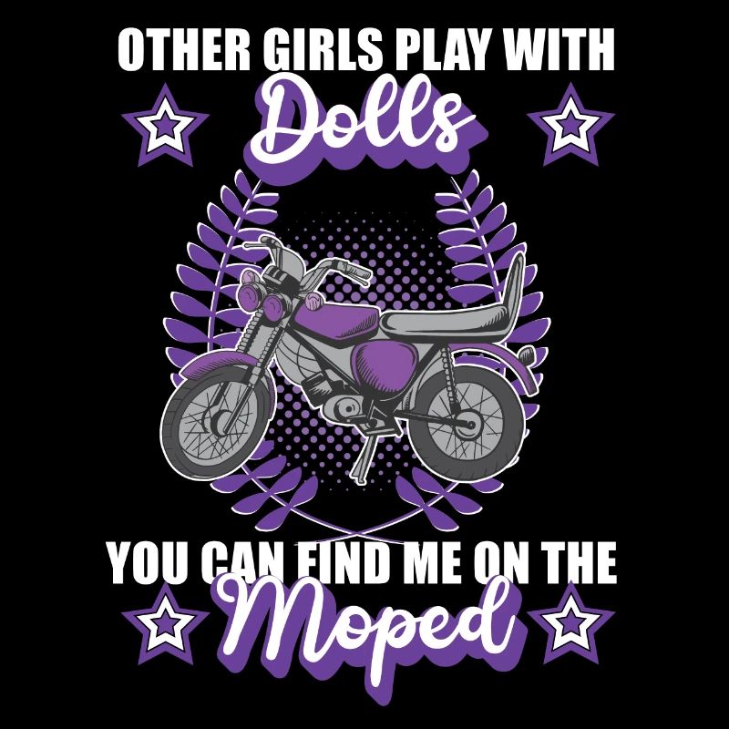 Moped Moped Rider Retro Two-Wheeler Gift