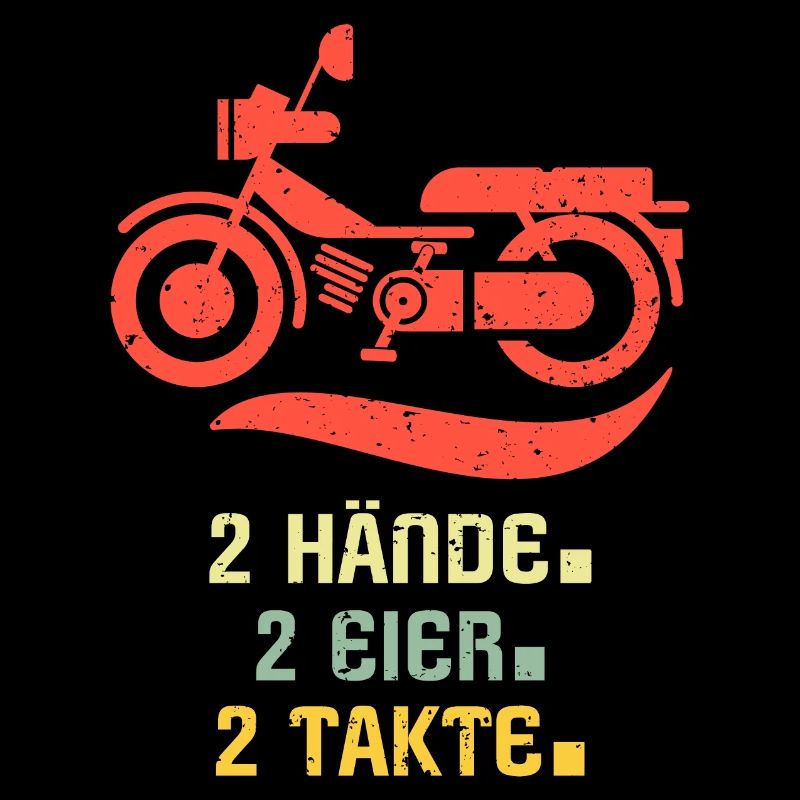 Moped zweitakter Mofa Spruch Eier