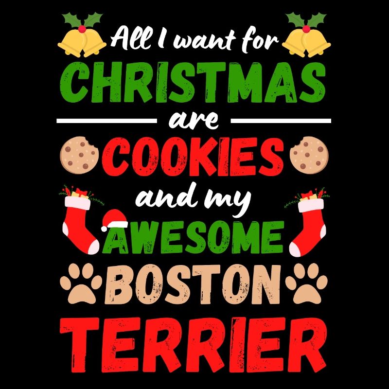 Weihnachten Boston Terrier Kekse