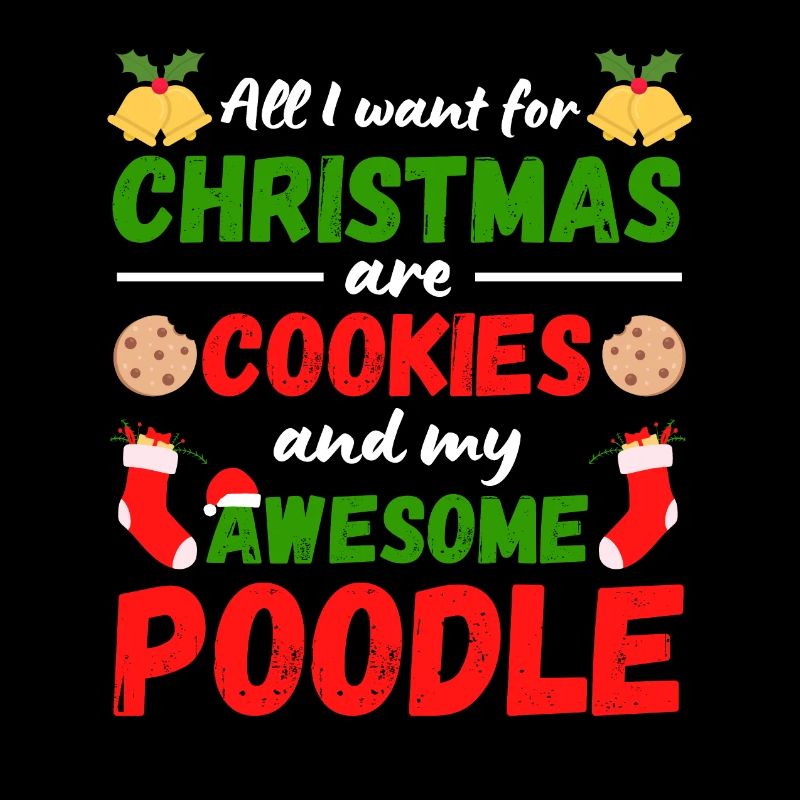 Biscuits caniches de Noël