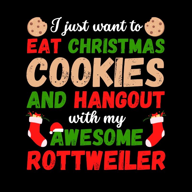 Biscuits Rottweiler de Noël