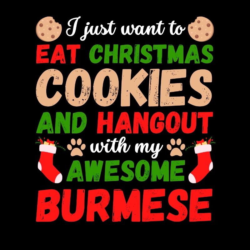 Biscuits de chat de Noël Birmanie